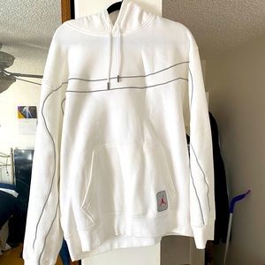 Jordan 5 hoodie white